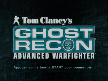 Tom Clancy's Ghost Recon - Advanced Warfighter screen shot title